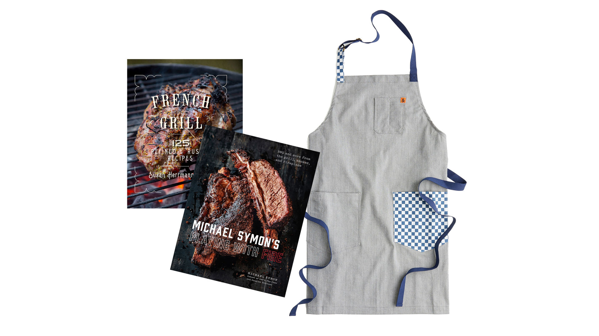 Grilling cookbooks and accessories